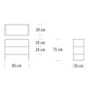 Thonet - Thonet B22 Shelf - line drawing