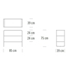 Thonet - Thonet B22 Shelf - line drawing