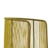 Moroso - Husk L Armchair - gold/yellow/handwoven/levelling glides made of polypropylene/100x140x70cm/frame steel lacquered