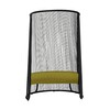 Moroso - Husk L Armchair - black/gold/handwoven/levelling glides made of polypropylene/100x140x70cm/frame steel lacquered