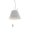 Luceplan - Costanzina - Suspension avec câble tracteur - blanc mystique/aluminium