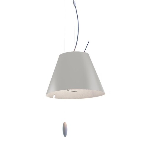 Luceplan - Costanzina - Suspension avec câble tracteur - blanc mystique/aluminium