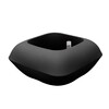 Vondom - Pillow plantenpot - los artikel - zwart/mat/met waterstandindicator