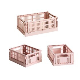 HAY - Colour Crate mand gerecycled S + Mini set van 3