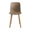 Magis - Substance Stuhl  - beige braun/Gestell natur
