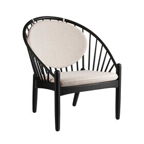 FDB Møbler - J166 Jørna Armchair Fabric Black Base