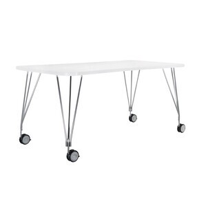Kartell - Max Tisch mit Rollen 160x80cm