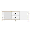 Normann Copenhagen - Kabino - Sideboard avec tiroirs - frêne/blanc/L x H x D: 161.8 x 61 x 42cm