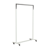 FROST - Bukto Wardrobe With Wheels 100cm - white/polished/WxHxD 102,8x150x30cm/with 4 wheels, 2 stops