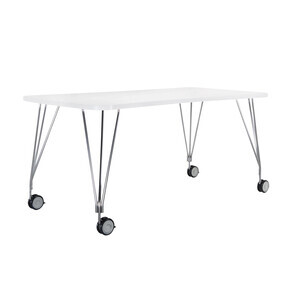 Kartell - Max - Table sur roulettes 160x80cm