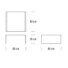 Thonet - Thonet B20 - Table basse - dessin au trait