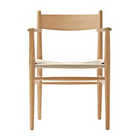 Carl Hansen - CH37 armleunstoel onderstel eiken