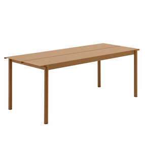 Muuto - Linear Steel Gartentisch 200x75cm