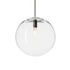 ClassiCon - Selene - Suspension - transparent/noir/Ø30cm