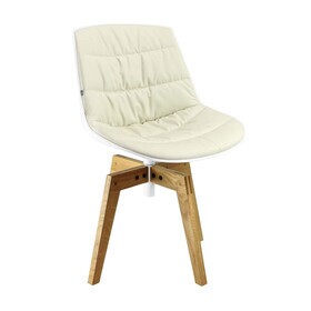 MDF Italia - Flow Chair Upholstered Frame Oak
