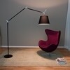 Artemide - Tolomeo Mega Terra Black Dimmer Floor Lamp 