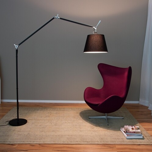 stimuleren Klein Terzijde Artemide Tolomeo Mega Floor Lamp Black With Dimmer | AmbienteDirect