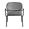 Petite Friture - Week-End - Fauteuil - noir RAL 9005/peinture époxy grainée/PxHxP 66x77x62cm/pour usages indoor & outdoor