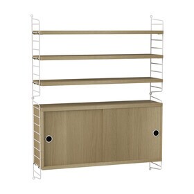 String - Wandplank met kast 78x100x20cm