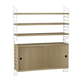String - Wandplank met kast 78x100x20cm