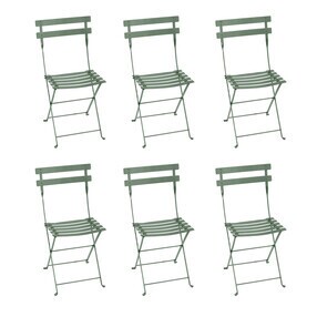 Fermob - Bistro metalen klapstoel set van 6