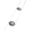 Cini & Nils - New Tensoled LED Deckenleuchte - silber/matt/3000K/3000lm/CRI>80/inkl. Dimmer