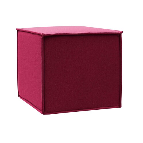 Softline - Space Hocker - pink/Stoff Felt 629/45x45x41cm