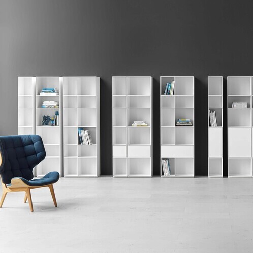 Piure - Nex Pur - Etagère avec tiroir 70x211.5x36cm