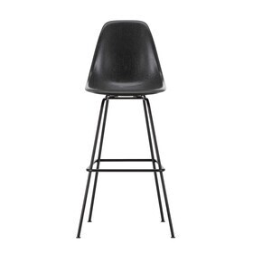 Vitra - Eames Fiberglass barkruk hoog basic dark