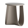 MDF Italia - Sag - Tabouret/Table d'appoint - couleur de boue/mat/Ø40cm/H44cm