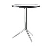 Magis - Central opklapbare tafel - tafelblad aluminium/onderstel alu gepolijst/Ø 60cm