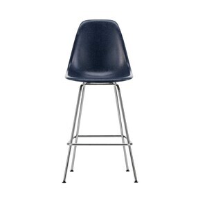 Vitra - Eames Fiberglass Barstuhl medium verchromt