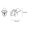 Artemide - Tolomeo Faretto E27 - Applique murale - dessin au trait