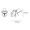Artemide - Tolomeo Faretto E27 Wandleuchte - Strichzeichnung