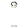 Gubi - Multi-Lite - Lampe de plancher chrome - chrome/abat-jour chrome/H 148cm, Ø 39cm/structure chrome