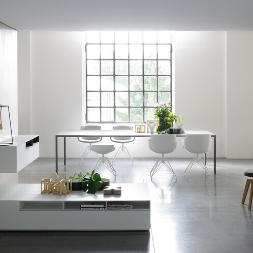 MDF Italia - Flow Slim - Fauteuil piètement LEM