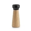 Normann Copenhagen - Craft Pfeffermühle  - marmor schwarz/Fuß eiche natur/H x Ø 18 x 6.7cm