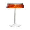 Flos - Bon Jour LED Table Lamp Chrome Matt - amber/shade: plastics/H 41cm/ Ø 31,6cm/frame transparent/chrome matt