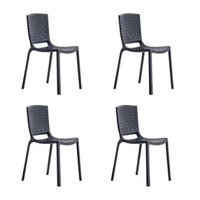 Pedrali - Tatami 305 tuinstoel set van 4