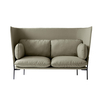 &tradition - Cloud High Back LN6 Sofa With High Back - beige/fabric kvadrat fiord 951/WxHxD 180x115x90cm/black legs