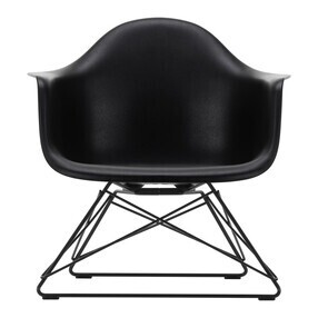 Vitra - Eames Plastic Armchair LAR RE onderstel zwart