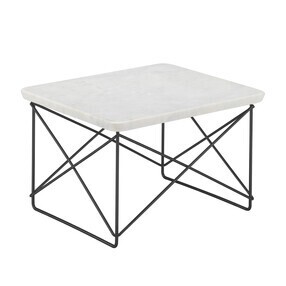 Vitra - Occasional Table LTR Beistelltisch Marmor Gestell schwarz