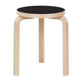 Artek - 60 Hocker Gestell klar lackiert
