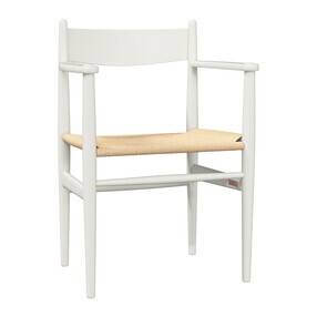 Carl Hansen - Chaise avec accoudoirs CH37 Soft Tones