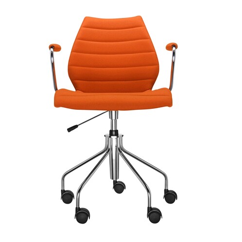 Kartell Maui Soft Office Chair With Armrests | AmbienteDirect