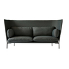 &tradition - Cloud High Back LN7 Sofa With High Back - green/fabric kvadrat fiord 971/WxHxD 232x115x90cm/black legs