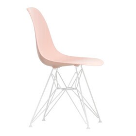 Vitra - Eames Plastic Side Chair DSR RE Gestell weiß