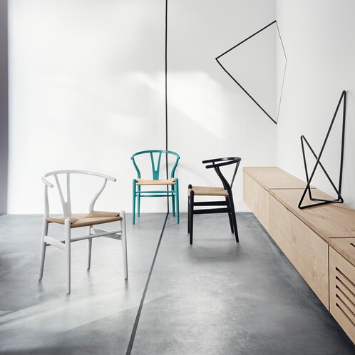 Modern wishbone chair sales