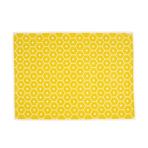 pappelina - Honey Blanket - lemon/vanilla/180x140cm