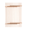 Tojo - Tojo Parallel Bett 160cm - buche/LxB 200 x 160cm